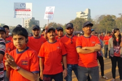 Om Logistics's Nasik Marathon Team