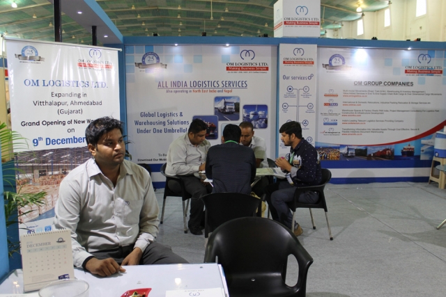 Om Logistics at Ahmedabad Logistics Asia Exhibition