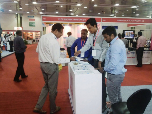 Om Logistics in Chennai Logmat Warehouse Exhibition