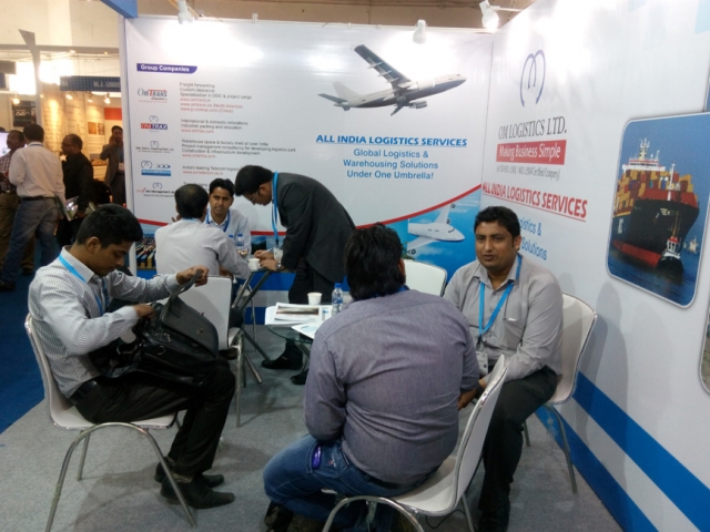 Om Logistics at Delhi Logistics Exhibition