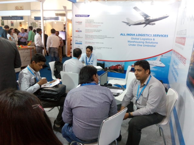 Om Logistics at Delhi Logistics Exhibition