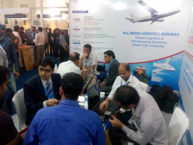 Om Logistics at Delhi Logistics Exhibition