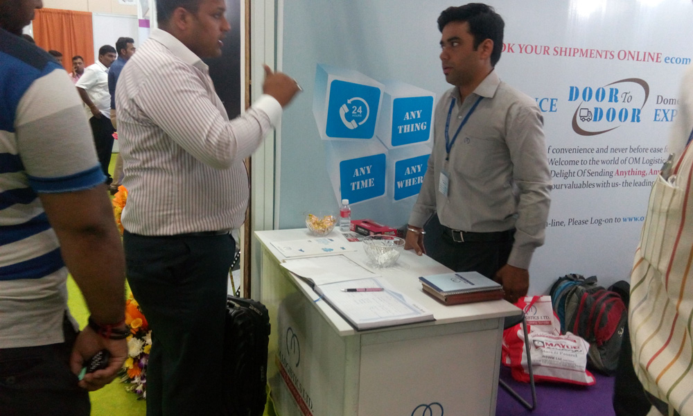 Om Logistics Ltd. at Franchise Exhibition Delhi
