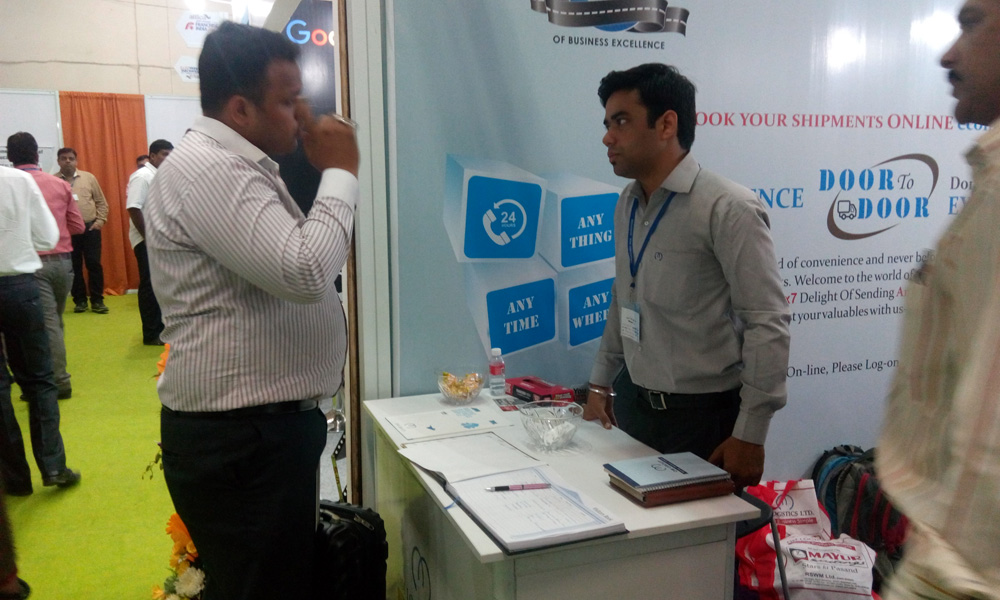 Om Logistics Ltd. at Franchise Exhibition Delhi