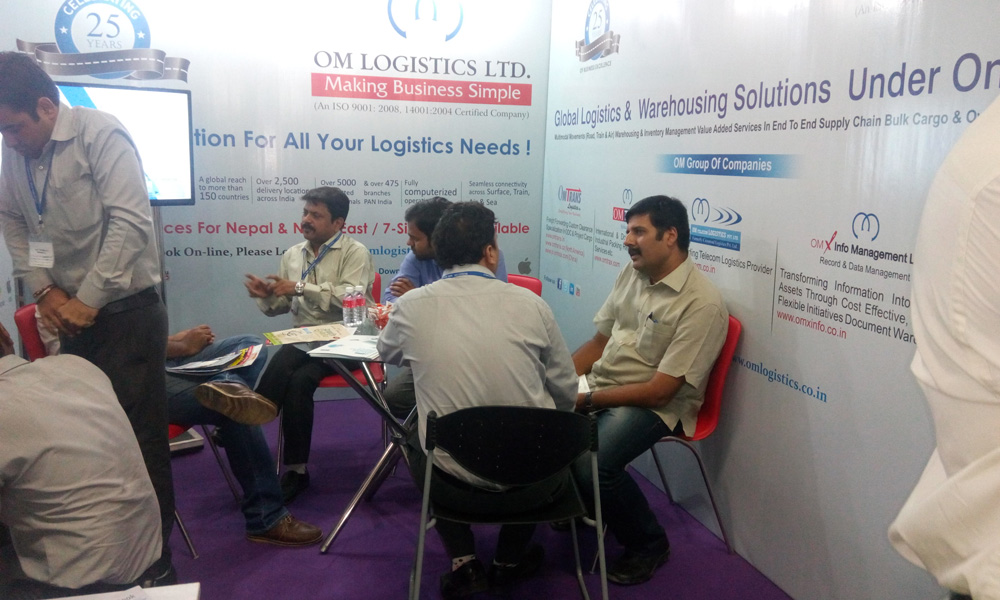 Om Logistics Ltd. at Franchise Exhibition Delhi