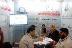 Om Logistics Ltd. at Franchise Exhibition Delhi