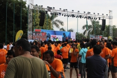 Om Logistics's Hyderabad Marathon Team