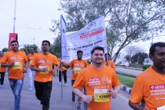 Om Logistics's Hyderabad Marathon Team