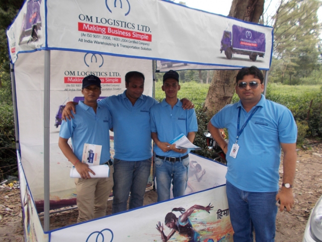 Om Logistics's Palampur Marathon's Canopy