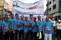 Om Logistics's Pune Marathon Team