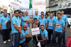 Om Logistics's Pune Marathon Team